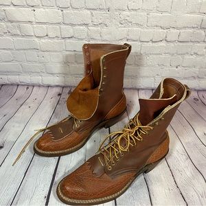 White’s Hathorn Boots Packer Bullhide Boots 12.5 B